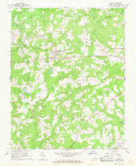 Capron Virginia Historical topographic map, 1:24000 scale, 7.5 X 7.5 Minute, Year 1966