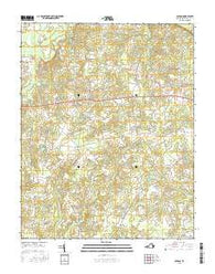 Capron Virginia Current topographic map, 1:24000 scale, 7.5 X 7.5 Minute, Year 2016
