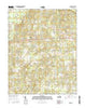 Capron Virginia Current topographic map, 1:24000 scale, 7.5 X 7.5 Minute, Year 2016