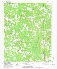 Carson Virginia Historical topographic map, 1:24000 scale, 7.5 X 7.5 Minute, Year 1969