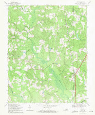 Carson Virginia Historical topographic map, 1:24000 scale, 7.5 X 7.5 Minute, Year 1969