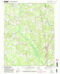 Carson Virginia Historical topographic map, 1:24000 scale, 7.5 X 7.5 Minute, Year 1969