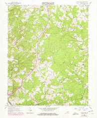 Castle Craig Virginia Historical topographic map, 1:24000 scale, 7.5 X 7.5 Minute, Year 1966