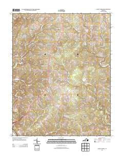 Castle Craig Virginia Historical topographic map, 1:24000 scale, 7.5 X 7.5 Minute, Year 2013