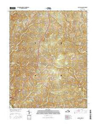 Castle Craig Virginia Current topographic map, 1:24000 scale, 7.5 X 7.5 Minute, Year 2016