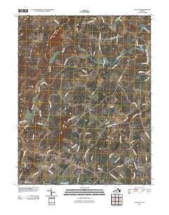 Castleton Virginia Historical topographic map, 1:24000 scale, 7.5 X 7.5 Minute, Year 2010