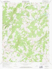 Castleton Virginia Historical topographic map, 1:24000 scale, 7.5 X 7.5 Minute, Year 1971