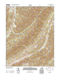 Catawba Virginia Historical topographic map, 1:24000 scale, 7.5 X 7.5 Minute, Year 2013