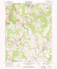 Catlett Virginia Historical topographic map, 1:24000 scale, 7.5 X 7.5 Minute, Year 1966