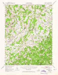 Catlett Virginia Historical topographic map, 1:62500 scale, 15 X 15 Minute, Year 1943