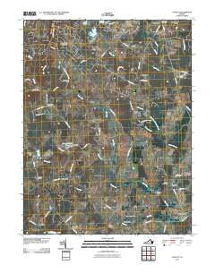 Catlett Virginia Historical topographic map, 1:24000 scale, 7.5 X 7.5 Minute, Year 2011
