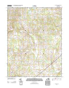 Catlett Virginia Historical topographic map, 1:24000 scale, 7.5 X 7.5 Minute, Year 2013