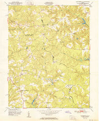 Cauthornville Virginia Historical topographic map, 1:24000 scale, 7.5 X 7.5 Minute, Year 1951