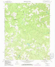 Cauthornville Virginia Historical topographic map, 1:24000 scale, 7.5 X 7.5 Minute, Year 1968