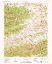 Cedar Springs Virginia Historical topographic map, 1:24000 scale, 7.5 X 7.5 Minute, Year 1959