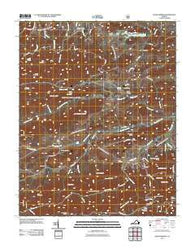 Cedar Springs Virginia Historical topographic map, 1:24000 scale, 7.5 X 7.5 Minute, Year 2011