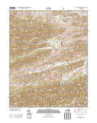 Cedar Springs Virginia Historical topographic map, 1:24000 scale, 7.5 X 7.5 Minute, Year 2013
