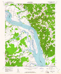 Champlain Virginia Historical topographic map, 1:24000 scale, 7.5 X 7.5 Minute, Year 1943