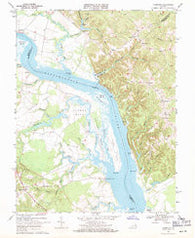 Champlain Virginia Historical topographic map, 1:24000 scale, 7.5 X 7.5 Minute, Year 1968