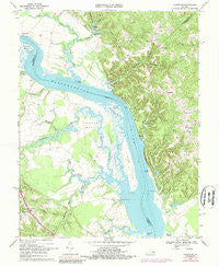 Champlain Virginia Historical topographic map, 1:24000 scale, 7.5 X 7.5 Minute, Year 1968