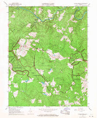 Chancellorsville Virginia Historical topographic map, 1:24000 scale, 7.5 X 7.5 Minute, Year 1966