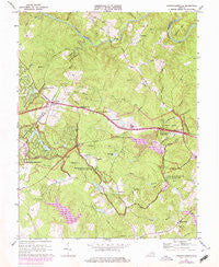 Chancellorsville Virginia Historical topographic map, 1:24000 scale, 7.5 X 7.5 Minute, Year 1973