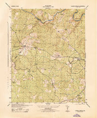 Chancellorsville Virginia Historical topographic map, 1:31680 scale, 7.5 X 7.5 Minute, Year 1944