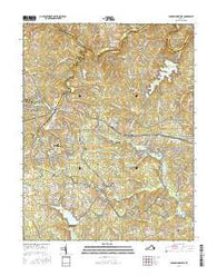 Chancellorsville Virginia Current topographic map, 1:24000 scale, 7.5 X 7.5 Minute, Year 2016