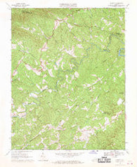 Charity Virginia Historical topographic map, 1:24000 scale, 7.5 X 7.5 Minute, Year 1967