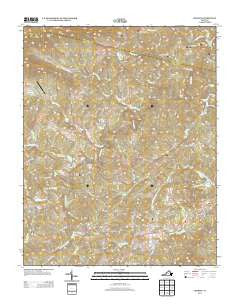 Charity Virginia Historical topographic map, 1:24000 scale, 7.5 X 7.5 Minute, Year 2013
