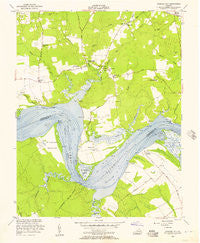 Charles City Virginia Historical topographic map, 1:24000 scale, 7.5 X 7.5 Minute, Year 1953