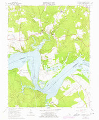 Charles City Virginia Historical topographic map, 1:24000 scale, 7.5 X 7.5 Minute, Year 1965