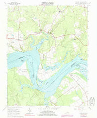 Charles City Virginia Historical topographic map, 1:24000 scale, 7.5 X 7.5 Minute, Year 1965