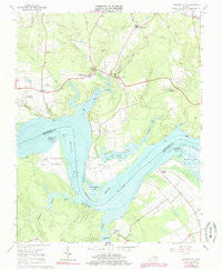 Charles City Virginia Historical topographic map, 1:24000 scale, 7.5 X 7.5 Minute, Year 1965