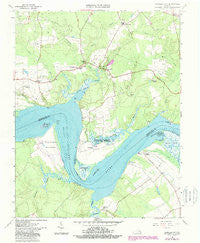 Charles City Virginia Historical topographic map, 1:24000 scale, 7.5 X 7.5 Minute, Year 1965