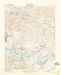 Charles City Virginia Historical topographic map, 1:62500 scale, 15 X 15 Minute, Year 1918