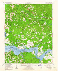 Charles City Virginia Historical topographic map, 1:62500 scale, 15 X 15 Minute, Year 1953