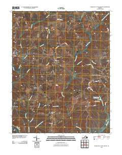 Charlotte Court House Virginia Historical topographic map, 1:24000 scale, 7.5 X 7.5 Minute, Year 2010