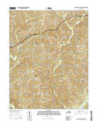 Charlotte Court House Virginia Current topographic map, 1:24000 scale, 7.5 X 7.5 Minute, Year 2016
