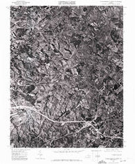 Charlottesville West Virginia Historical topographic map, 1:24000 scale, 7.5 X 7.5 Minute, Year 1972