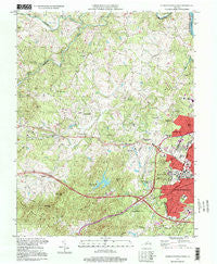Charlottesville West Virginia Historical topographic map, 1:24000 scale, 7.5 X 7.5 Minute, Year 1997