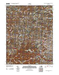 Charlottesville West Virginia Historical topographic map, 1:24000 scale, 7.5 X 7.5 Minute, Year 2011