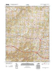 Charlottesville West Virginia Historical topographic map, 1:24000 scale, 7.5 X 7.5 Minute, Year 2013