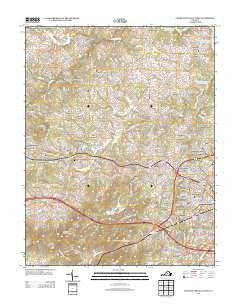 Charlottesville West Virginia Historical topographic map, 1:24000 scale, 7.5 X 7.5 Minute, Year 2013