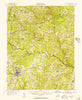 Chase City Virginia Historical topographic map, 1:62500 scale, 15 X 15 Minute, Year 1955