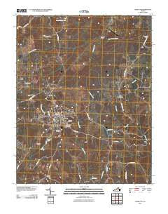 Chase City Virginia Historical topographic map, 1:24000 scale, 7.5 X 7.5 Minute, Year 2010