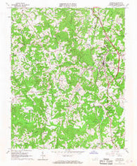 Chatham Virginia Historical topographic map, 1:24000 scale, 7.5 X 7.5 Minute, Year 1965