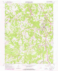 Chatham Virginia Historical topographic map, 1:24000 scale, 7.5 X 7.5 Minute, Year 1965