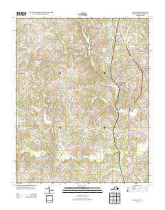 Chatham Virginia Historical topographic map, 1:24000 scale, 7.5 X 7.5 Minute, Year 2013