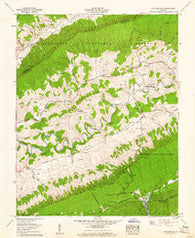 Chatham Hill Virginia Historical topographic map, 1:24000 scale, 7.5 X 7.5 Minute, Year 1958